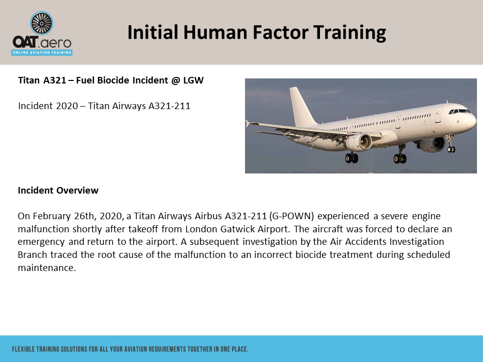 Human Factors Initial Module 2 Aims & Origin - Online Aviation Training