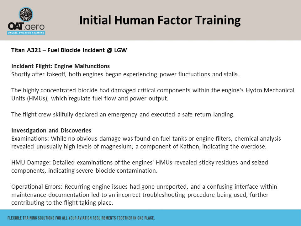 Human Factors Initial Module 2 Aims & Origin - Online Aviation Training