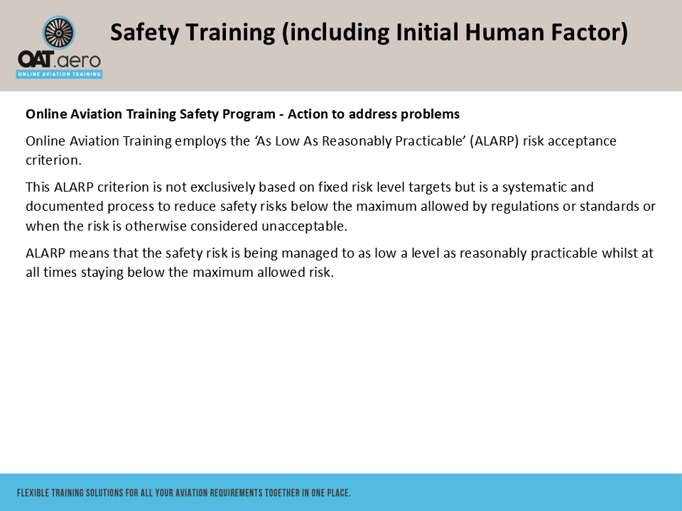 Human Factors Initial Module 11 SMS Conclusion & Going Forward - Online ...