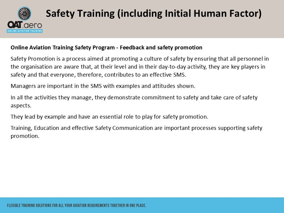 Human Factors Initial Module 11 SMS Conclusion & Going Forward - Online ...