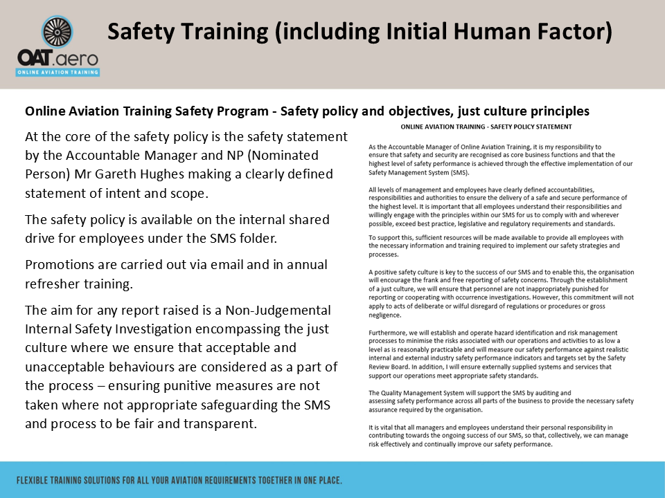 Human Factors Initial Module 11 SMS Conclusion & Going Forward - Online ...